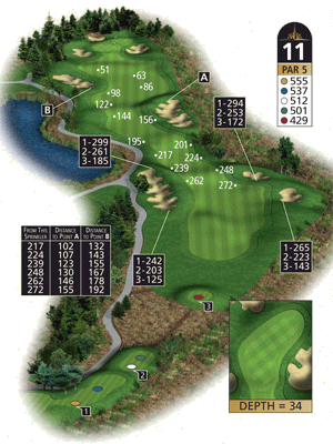 Hole 11 graphic