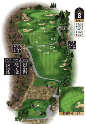 Hole 8 graphic